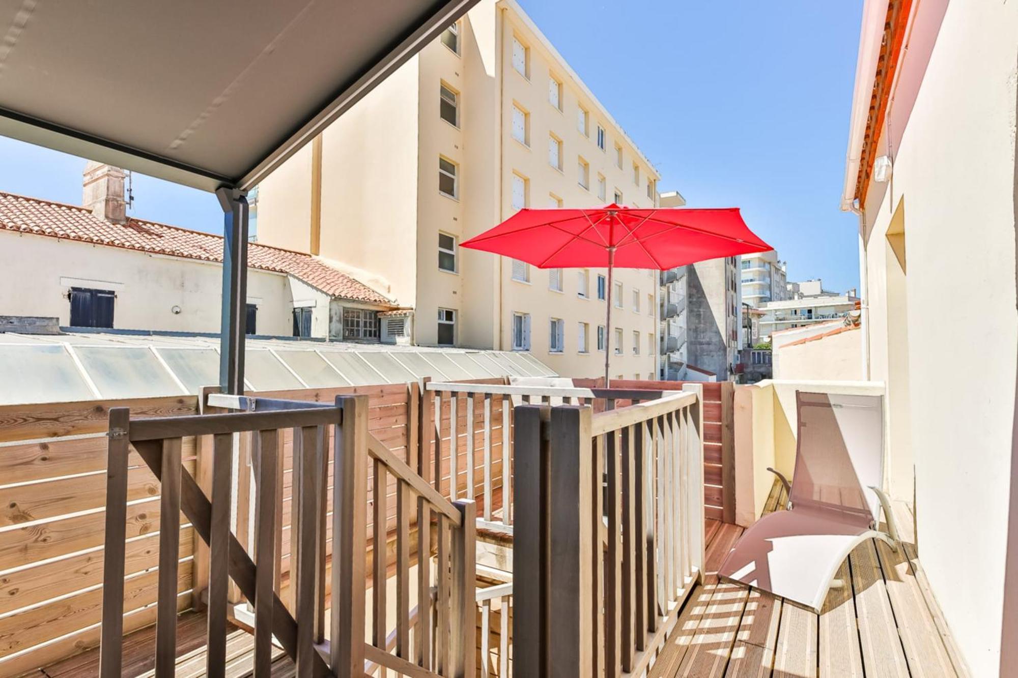 Cote Plage - Vue Mer - Terrasse Saint-Jean-de-Monts Exterior foto